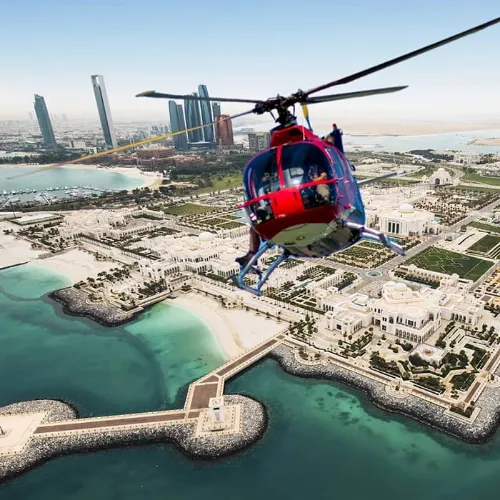 التنقل إلى Abu Dhabi Helicopter Tour