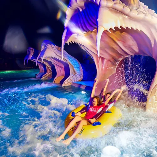 Переход к Yas Waterworld