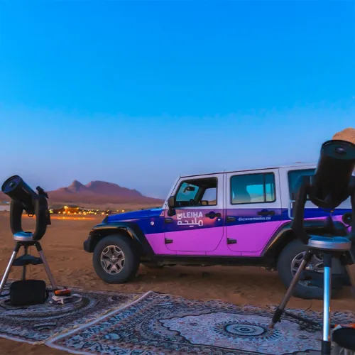 التنقل إلى Stars on Demand: Mobile Astronomy Experience in Mleiha