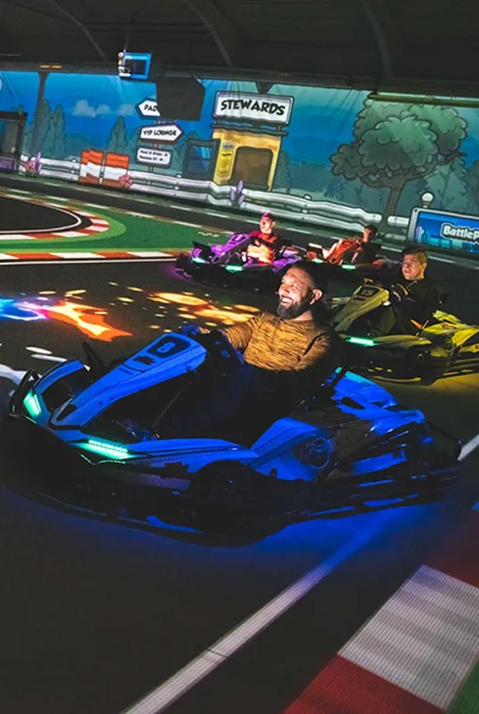 Electric Karting at BattleKart Dubai