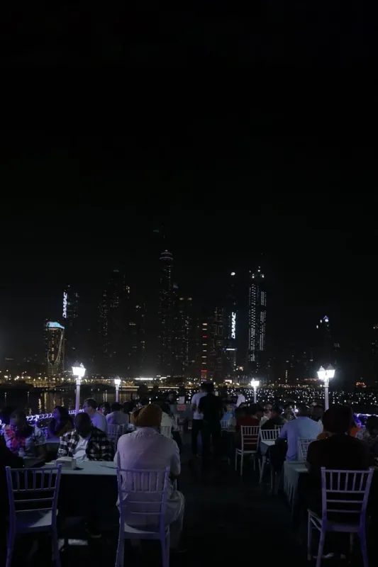 Stunning View from Upper Deck of Unique Dhow Cruise