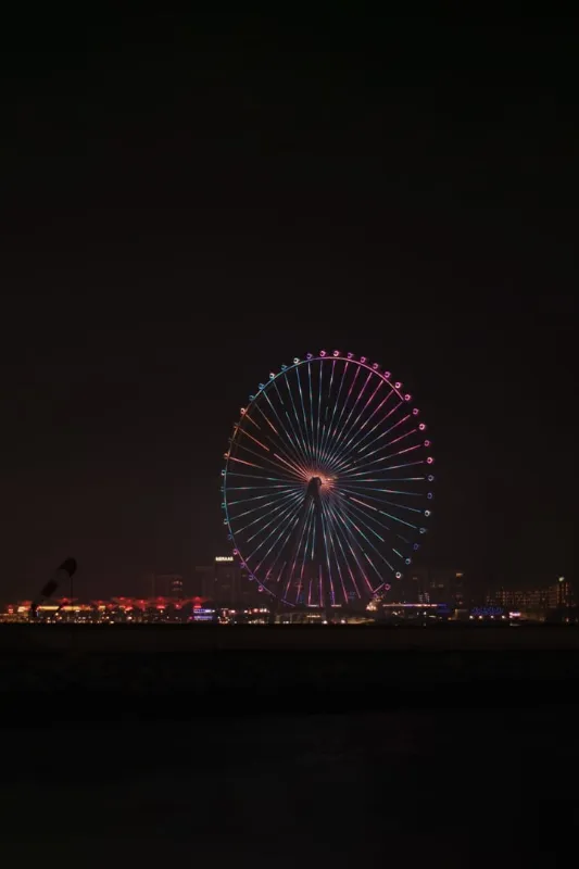 Magneficent View of Ain Dubai from Unique Dhow Cruise