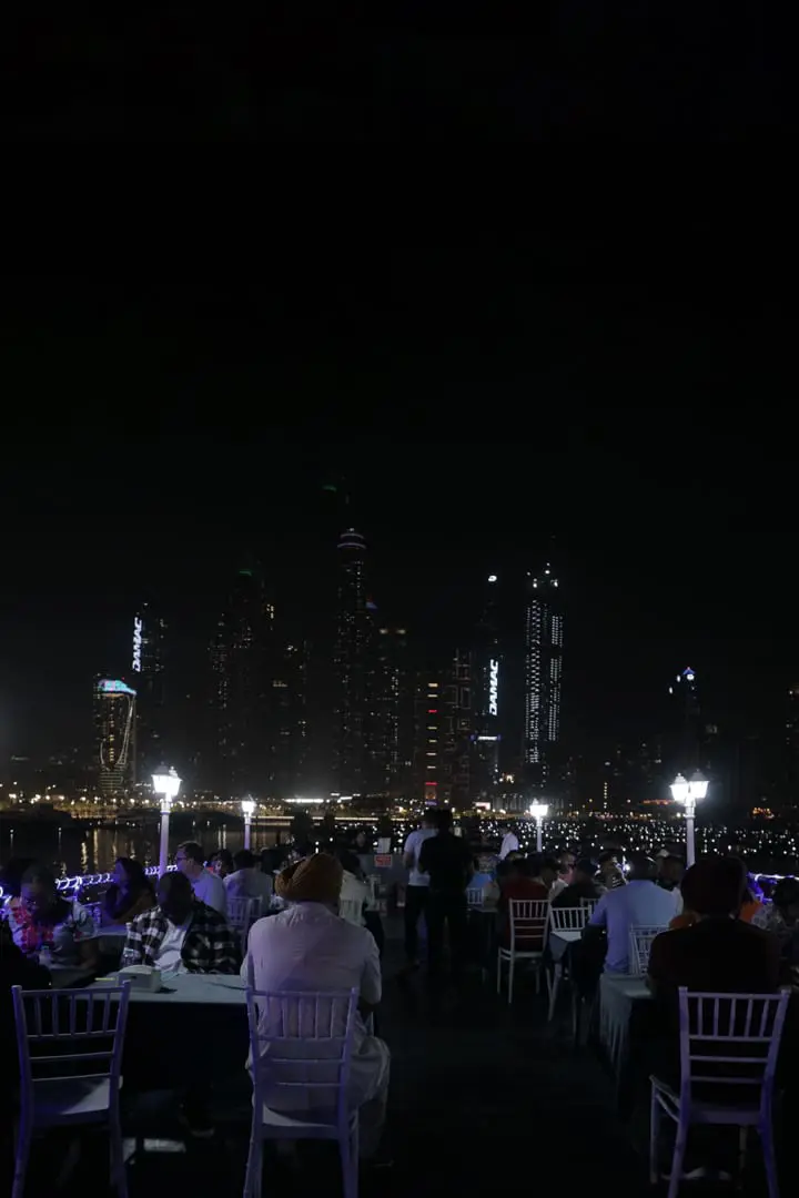Stunning View from Upper Deck of Unique Dhow Cruise