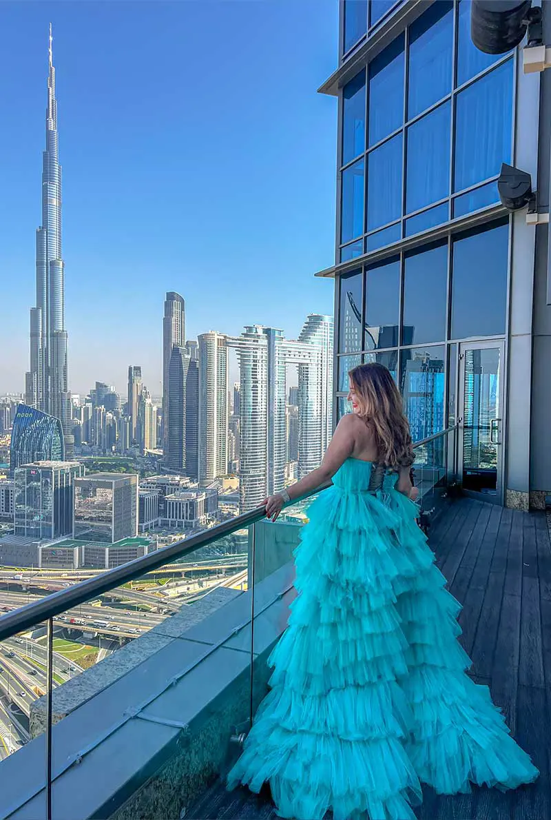 Shangri-La Balcony Flying Dress Videography Shoot