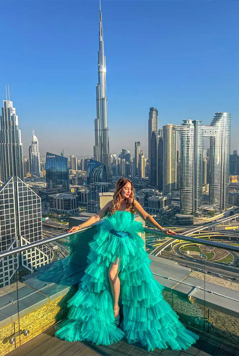 Shangri-La Balcony Flying Dress Videography Shoot