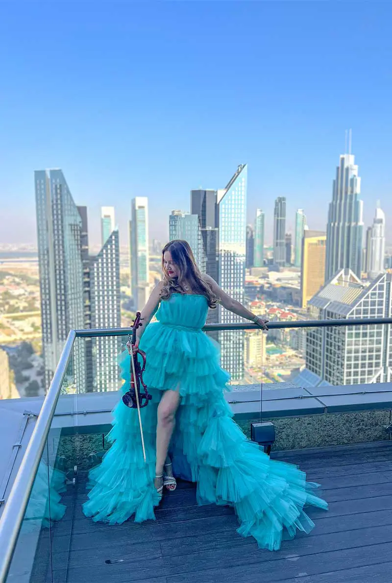 Shangri-La Balcony Flying Dress Videography Shoot