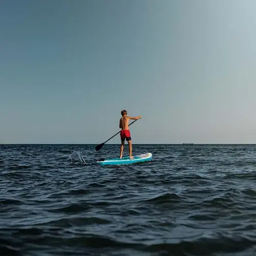 Navigating to the Palm Jumeirah Stand Up Paddle