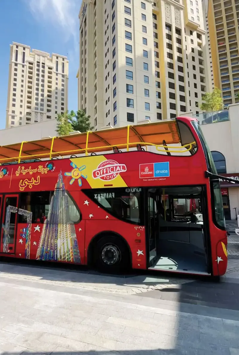Dubai City Sightseeing bus