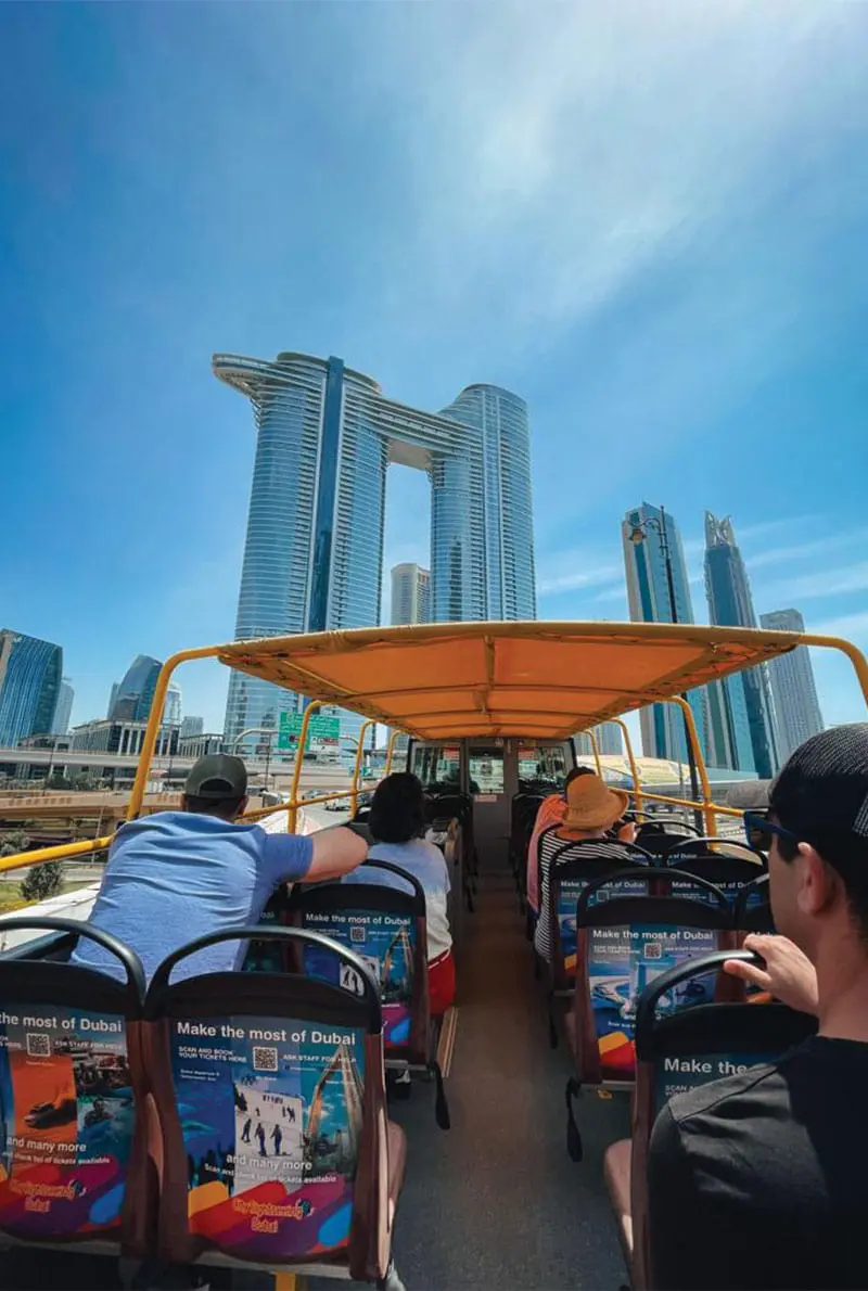 Dubai City Sightseeing bus