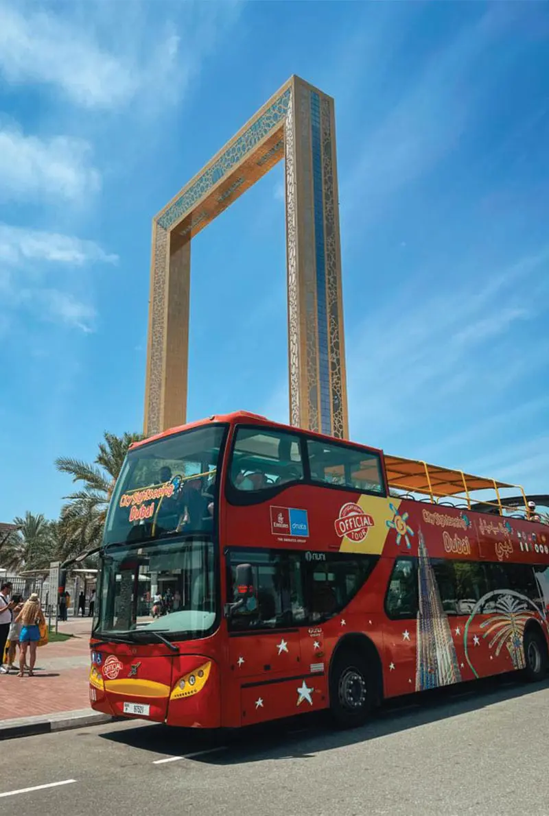 Dubai City Sightseeing bus