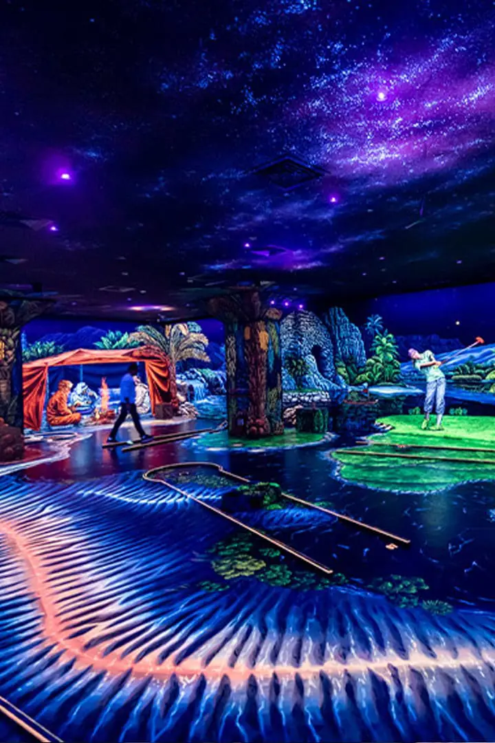 3D Blacklight Minigolf Dubai