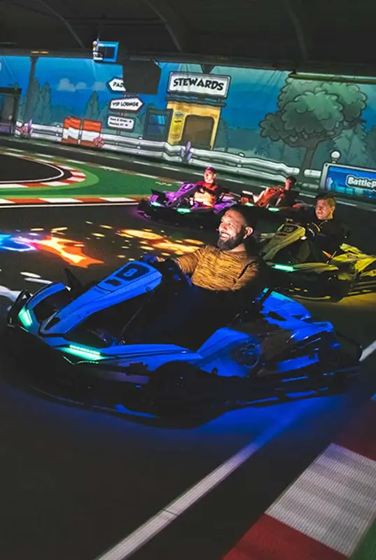 Electric Karting at BattleKart Dubai