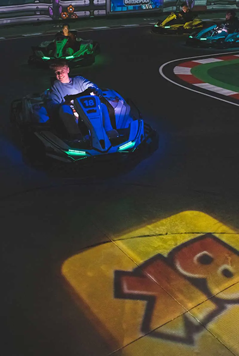 Electric Karting at BattleKart Dubai