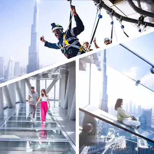 Переход к Dubai Sky Views Observatory: Thrill-Seeking Adventure with Glass Slide and Edge Walk