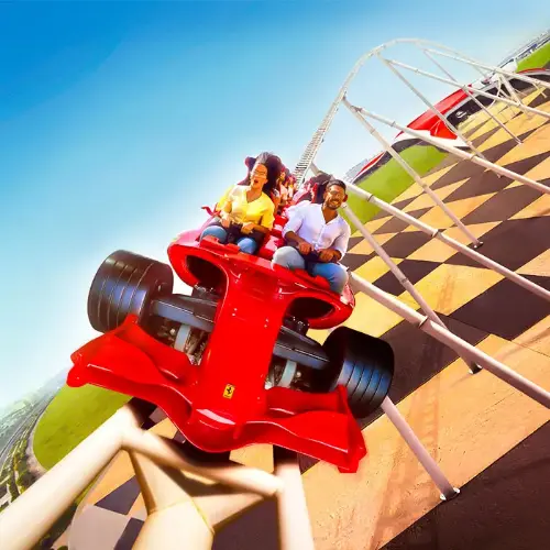 Переход к Мир Феррари в Абу Даби