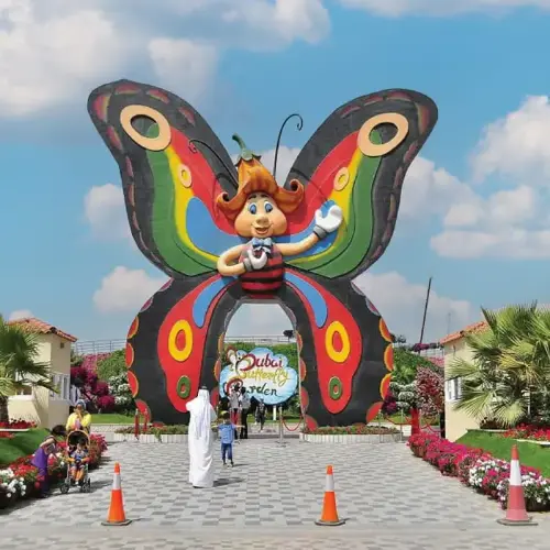 Navigating to the Butterfly Garden Dubai
