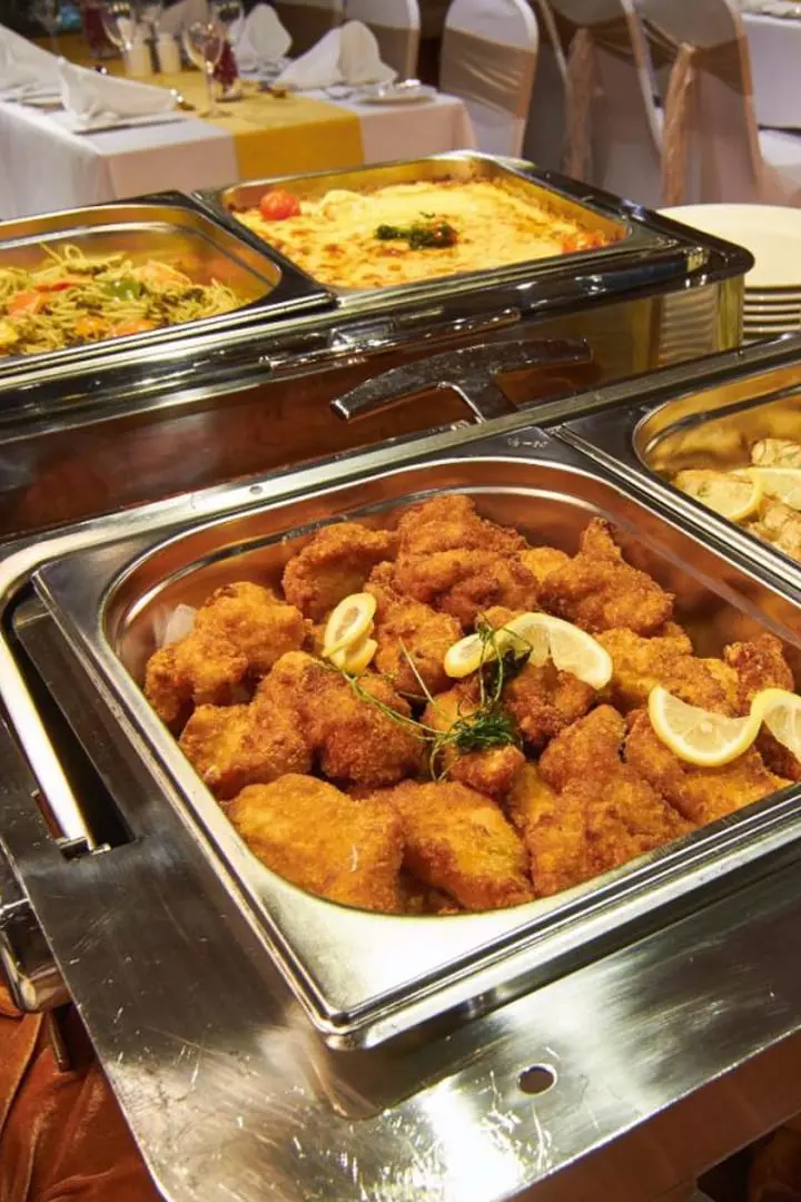 Dinner Buffet in Unique Catamaran in Marina