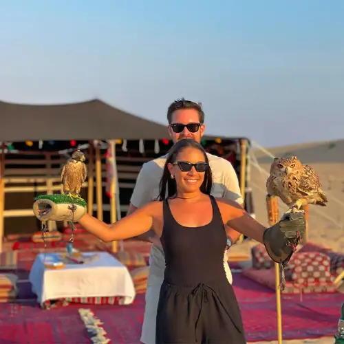 Navigating to the Royal Desert Fortress Dining Experience | Luxury Private Dubai Desert Safari