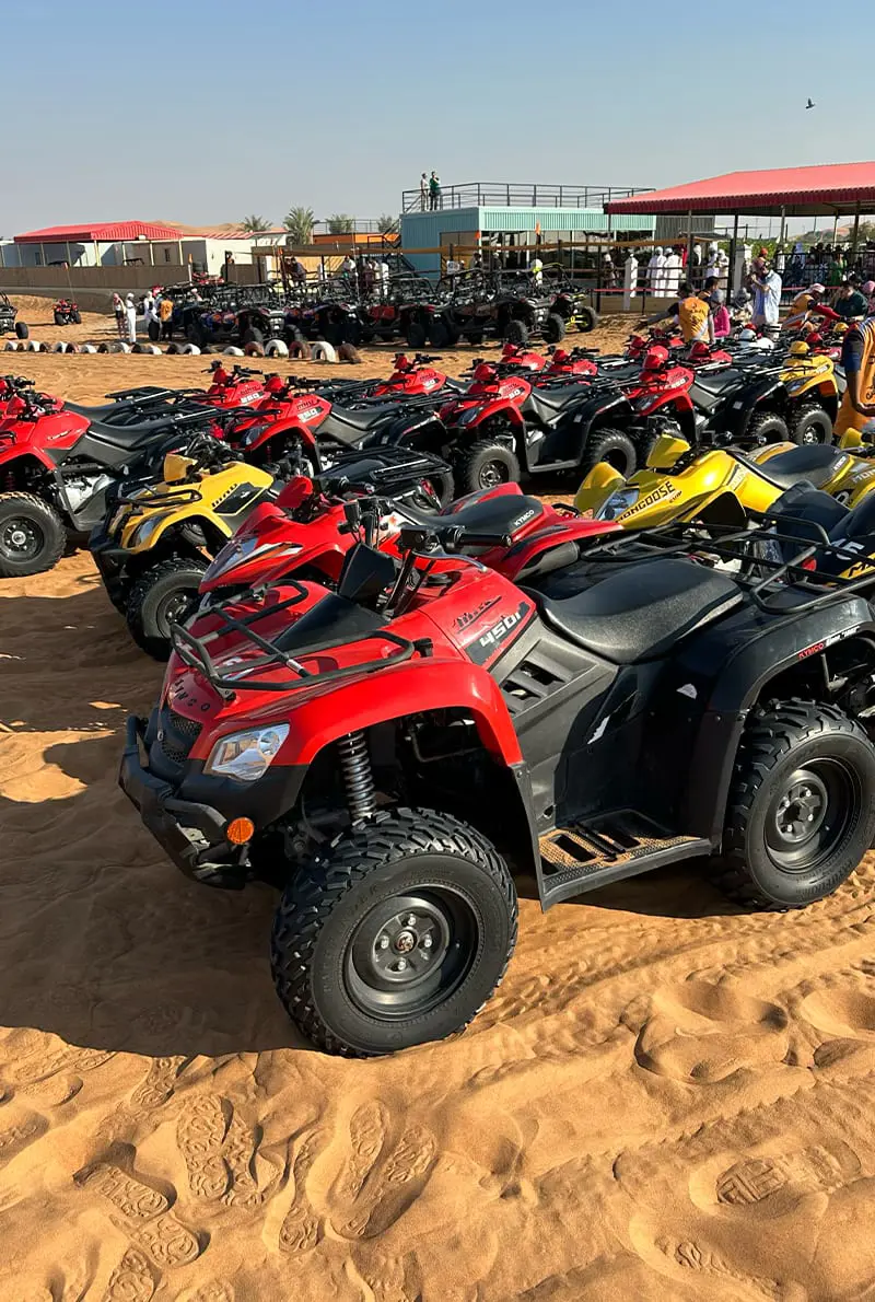 Quad Bike Riding in Desert Safari Dubai