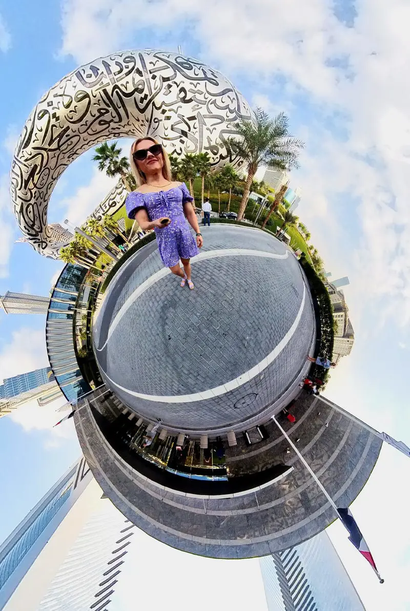 360 degree shot in Museum of the Future in Dubai