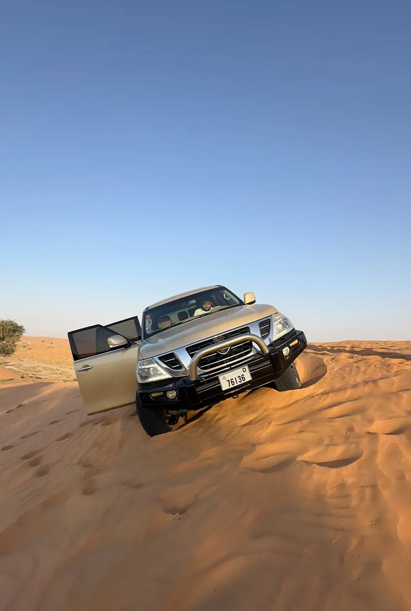 dune bashing in ras al khaimah desert