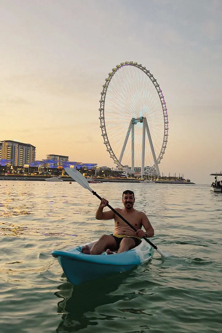 Kayaking in Dubai
