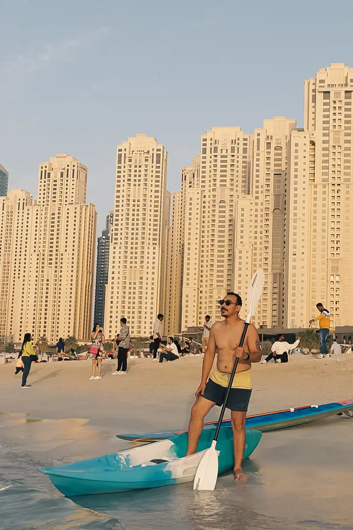 Kayaking in Dubai