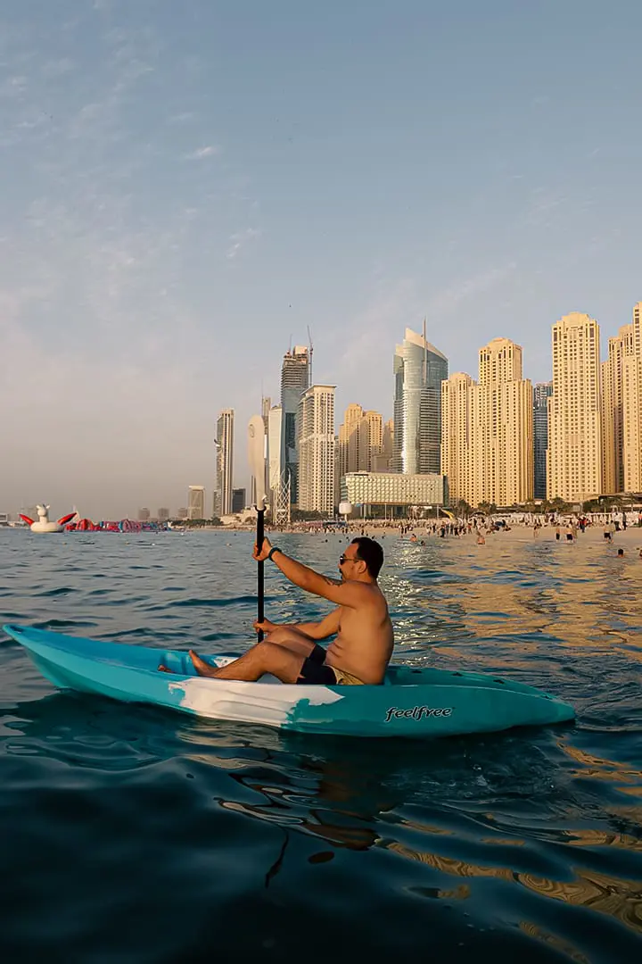 Kayaking in Dubai