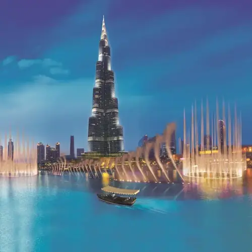 التنقل إلى Dubai Fountain Lake Ride