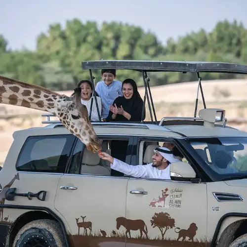 Navigating to the Al Ain Zoo